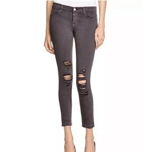 J Brand 932 Distressed Skinny Jean
